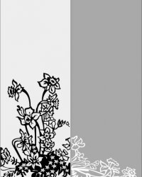 Пескоструйный рисунок Цветы 100